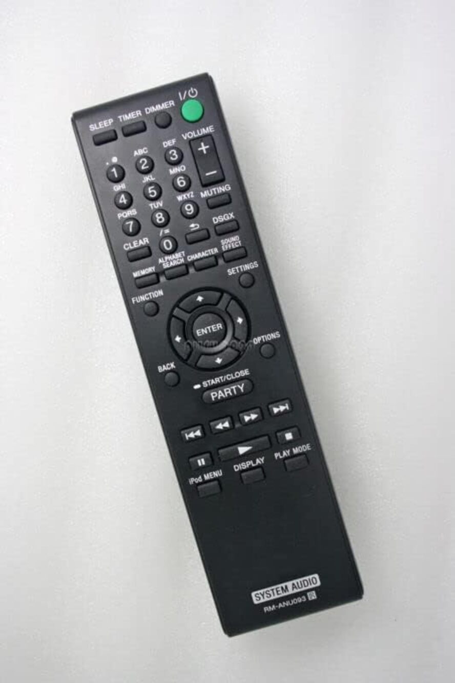 Replacement Remote Control Replace for TV/Audio/Projector RM-ANU093 for Sony
